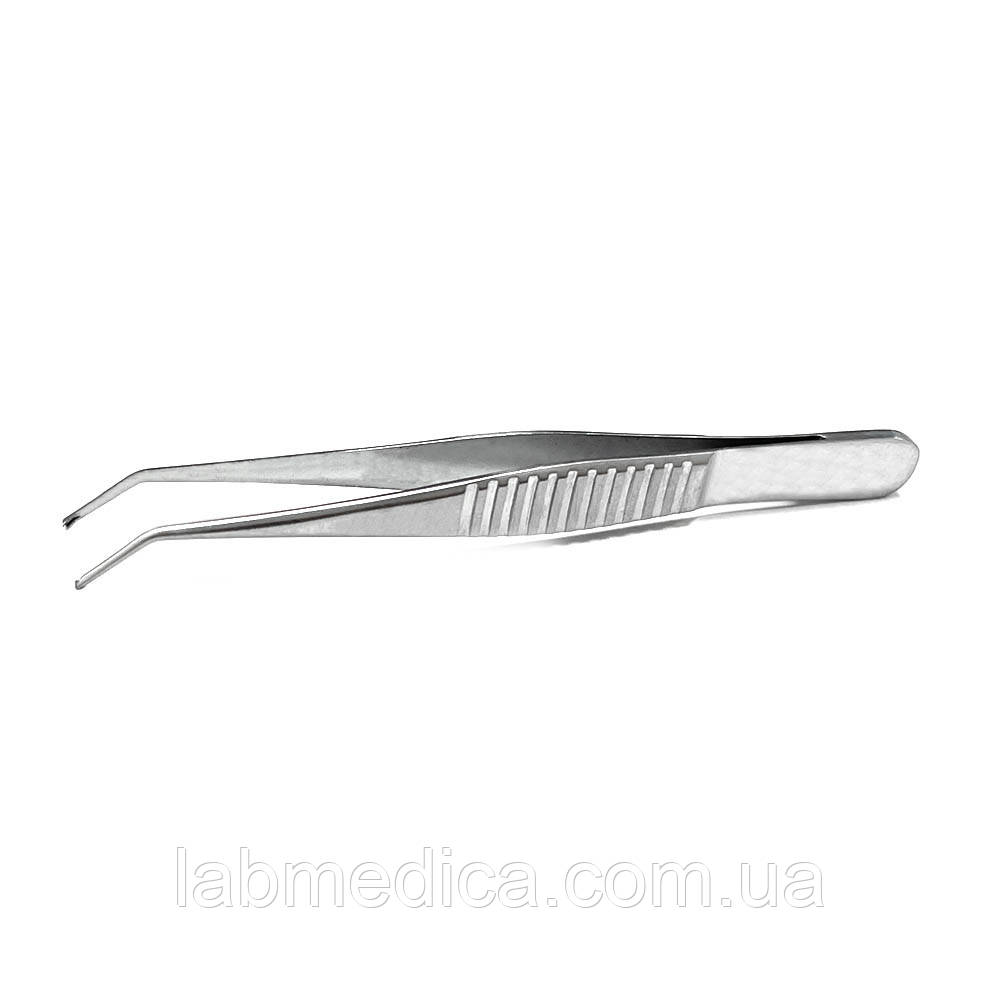 Пінцет очної для райдужної оболонки Hess 1x2 зуба Довжина 7 см SURGIWELOMED, фото 1