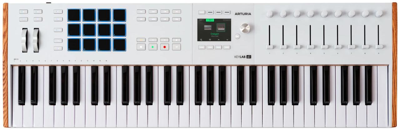 MIDI-клавіатура Arturia KeyLab 61 mk3 (White), фото 1