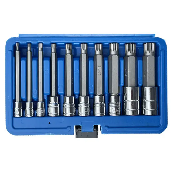 Набір довгих біт SPLINE M4-M18 10 од. Falon-Tech FT1418, фото 1