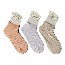 619д Дитячі шкарпетки для дівчинки, бавовна, з малюнком, розмір 14