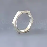 Контргайка муфтова нержавіюча Ду40 (1"1/2), н/ж сталь AISI304, різьба BSPP G1.5", Class 150 (PN20)