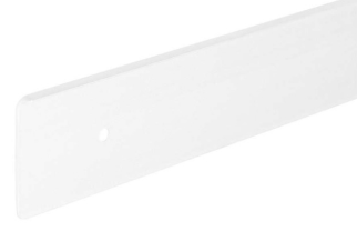 Заглушка 38мм одностороння Р=3 ліва біла, фото 1