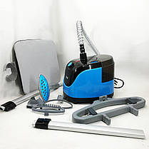 Відпарювач вертикальний для одягу зі стійкою RAF R.3038 1800 W. AU-171 Колір: синій, фото 3