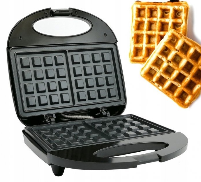 Вафельниця Domotec 7705-1000Вт з антипригарним покриттям та терморегулятором