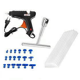Набір для ремонту вм'ятин RIAS ZT-49 з термопістолетом RIAS 3K-T-I03 100W і клейовими стрижнями (3_07130)