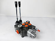 Гідророзподілювач 02Z80-1A1L12-GKZ1, 2 секції, одна плаваюча секція, Pmax 250 Бар, Q 80 л/хв, Badestnost