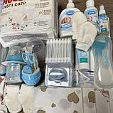 Готовий набір в пологовий будинок для новонародженого малюка + прозора сумка в подарунок EkoMama Ведмедики, фото 2