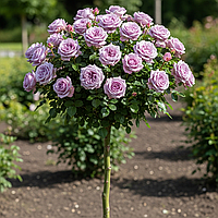 Саджанці плетистої троянди Індиголетта на штамбі (Rose Indigoletta)