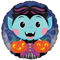 Фольгована кулька круг "Вампір" кольорова Anagram 18"(45см) 1шт.