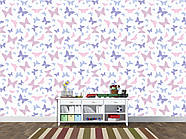 Самоклеючі плівка Oracal арт принт в дитячу, кімнату немовля "Різнокольорові силуети метеликів", фото 9