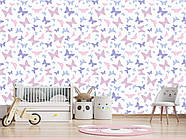 Самоклеючі плівка Oracal арт принт в дитячу, кімнату немовля "Різнокольорові силуети метеликів", фото 7