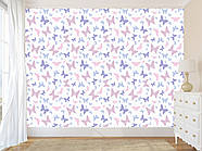 Самоклеючі плівка Oracal арт принт в дитячу, кімнату немовля "Різнокольорові силуети метеликів", фото 10