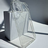 Прозрачный силиконовый чехол с микроблеском на Apple iPhone 11 Pro