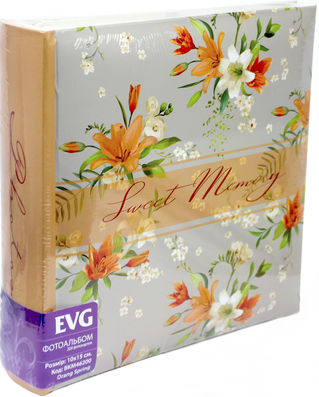 Фотоальбом "EVG" №BKM46200 10х15х200 Orang Spring, фото 1
