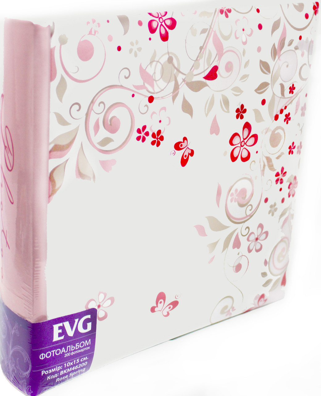 Фотоальбом "EVG" №BKM46200 10х15х200 Rose Spring, фото 1