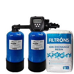 Система пом'якшення води 1017 Clack TT СІ TWIN (Filtrons ion exchange resin), ціна з ПДВ