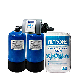 Система пом'якшення води 1017 Clack TT СK TWIN (Filtrons ion exchange resin)