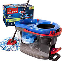 Набір для прибирання Vileda 178332 H2prO Spin Mop & Bucket System (телескопічна ручка, 6 л, Чехія)