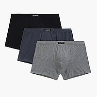 Труси ATLANTIC 3BMH-007 боксерки шорти чоловічі набір 3 штуки