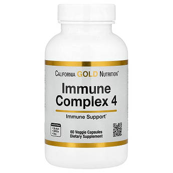 Вітаміни для підтримки імунітету California Gold Nutrition Immune Complex 4 60 капсул