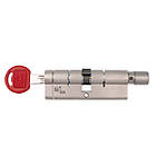 Циліндр CISA Astral Tekno PRO 100T (40*60T) нікель матовий 3 ключі, фото 5