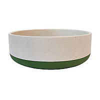 Swastic Terra миска для собак бамбукова 400 мл (біла) з протиковзкою основою