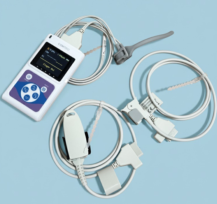 Пульсоксиметр CMS60D NEO, універсальний, у комплекті з ТРЕМЮ ДАТЧИКАМИ для дорослих і для дітей, CONTEC