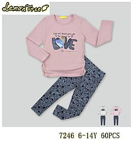 Набір-двійка для дівчаток оптом, Lemon tree, 6-14 років, арт. 7246