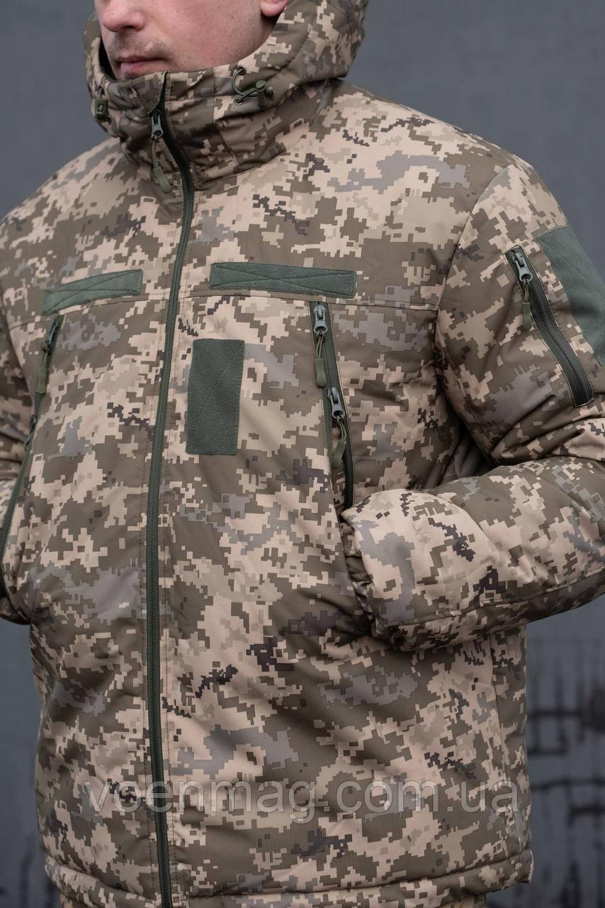 Зимова тактична куртка Military Nord Storm, камуфляж піксель ЗСУ