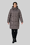 Елегантне зимове пальто-пуховик прямого силуету створене Мілорі, фото 6