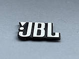 Значок, наклейка, логотип JBL 23.5x13mm на сітку колонки, фото 5