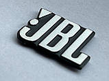 Значок, наклейка, логотип JBL 23.5x13mm на сітку колонки, фото 2
