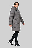 Зимове пальто прямого крою з наповнювачем із біопуху Мілорі, фото 2