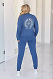 Костюм спортивний з лампасами та стразами у кольорах 3006, фото 9