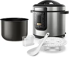 Мультиварка - скороварка Hisense HMC6SBK Stainless steel UA, фото 3