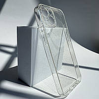 Прозрачный силиконовый чехол с микроблеском на Apple iPhone 13