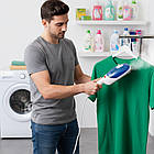 Ручний відпарювач для одягу 100мл, 770Вт, Steam Brusher + 2 насадки / Парова праска-щітка для одягу, фото 4