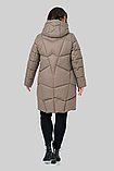 Елегантне зимове пальто-пуховик прямого силуету створене Мілорі, фото 8