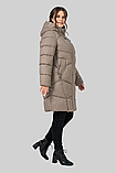 Елегантне зимове пальто-пуховик прямого силуету створене Мілорі, фото 9