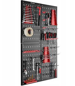 Настінна металева панель для інструментів стелаж для інструментів 80×120 см