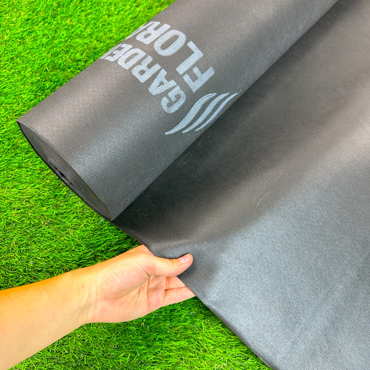 Агроволокно  Чорне Garden Flora 90 г/м2 1.60м 50м Польща агроволокно для полуниць, фото 1