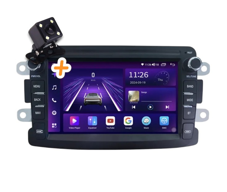 Штатна магнітола для Renault 2010-2023 на все модели Android 7" з кнопками 2/32 Гб Bluetooth, Wi-Fi, фото 1