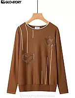 Светр жіночий оптом, Glo-story, M/L-XL/2XL рр., No WMY-5763, фото 3