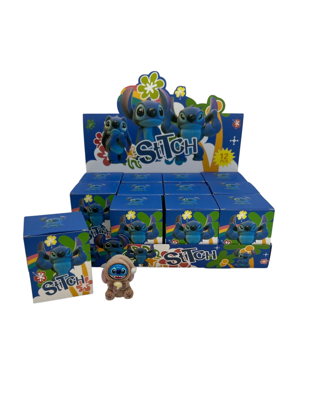 Іграшка Стіч 5 см оксамитова к коробці, фото 1