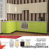 Кухня Hihg Gloss / Х'юго Глос (Мебель стар) шоколад +ваніль М/П, фото 6