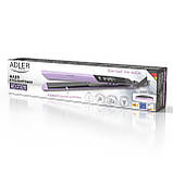 Вирівнювач для волосся Adler AD 2329, керамічно-кератинове покриття, LCD, 6 рівнів температури, 54 Вт, фото 8