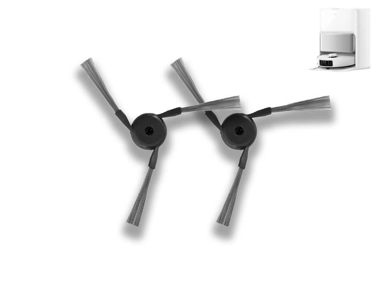 Бокові щітки (2 шт.) сумісні з роботом-пилососом Dreame Mova P50 Pro Ultra, фото 1