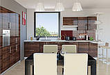 Кухня Hihg Gloss / Х'юго Глос (Мебель стар) палісандр +шоколад м/п, фото 9