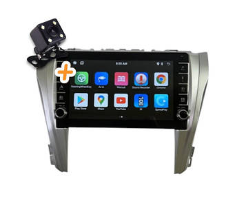 Магнітола для Toyota Camry 55 2015-2017 Android 4/64 ГБ з кнопками |  8-ядер, CarPlay, Bluetooth, камера
