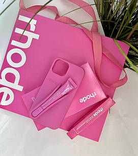 Чохол Rhode на iPhone 14 pro max в коробці з блиском Rhode в кольорі Shortcake" Lip Case